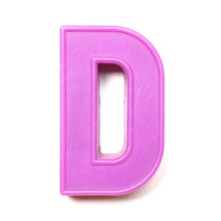 Magnetic uppercase letter D