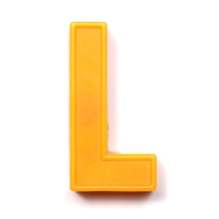 Magnetic uppercase letter L
