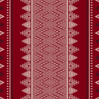 Traditional Tunisian embroidery pattern