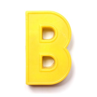 Magnetic uppercase letter B