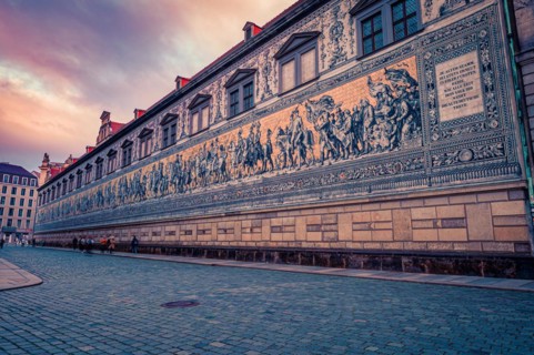 The procession of princes in Dresden