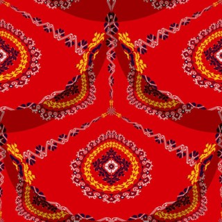Romanian embroidery seamless pattern vector design