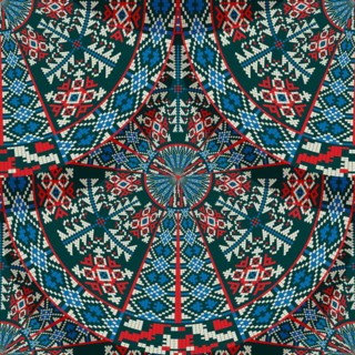 Romanian embroidery seamless pattern vector design