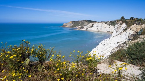 Chalk cliff Scala dei Turchi