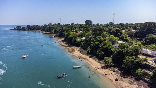 Aerial of Bubaque island