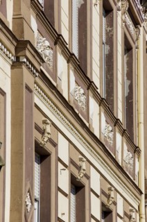 Historical house facade in detail