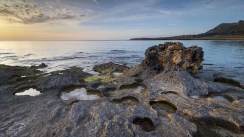 Sunset on the coast