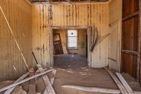 Ghost town Kolmanskop near Luederitz