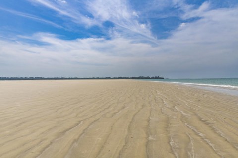Long sandy beach