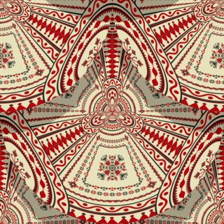 Romanian embroidery seamless pattern vector design