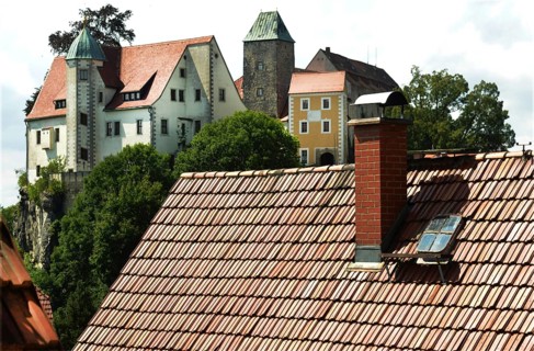 Castle and town of Hohenstein