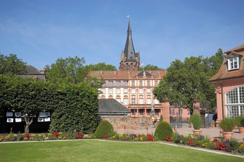 Baroque castle with tower