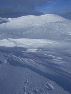 Above the tree line in wintery Pallas Yllaestunturi National Park