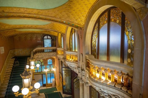 Interior view of the entrance area