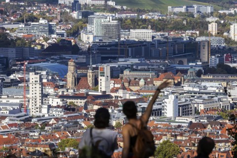 View of the centre of Stuttgart