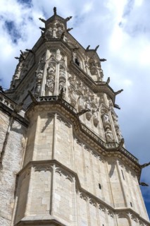 Nevers. Bohier Tower of Cathedral Saint Cyr and Sainte-Julitte. Nievre department. Bourgogne Franche Comte. France