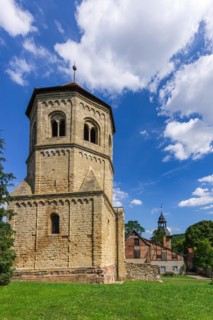 Former Benedictine monastery of St. Wigbert in Goellingen near Bad Frankenhausen in Kyffhaeuserland