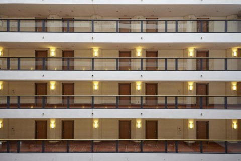 Inner courtyard Maritim Hotel