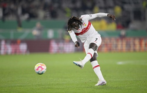 Goal kick Action Goal chance Tanguy Coulibaly VfB Stuttgart