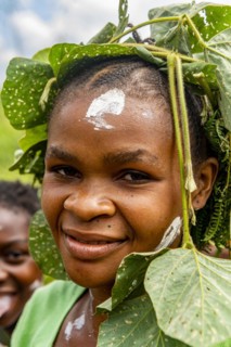 Friendly Pygmy woman