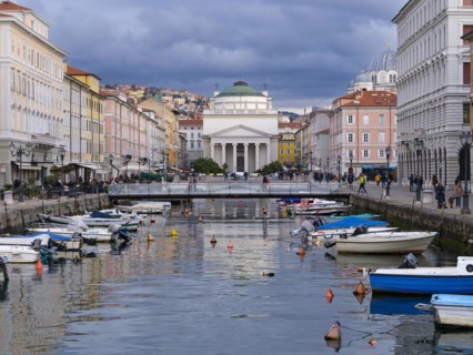 Grand Canal with the Catholic Church of Sant'Antonio Nuovo
