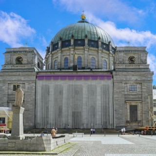 North side of St. Blasius Cathedral in Sankt Blasien