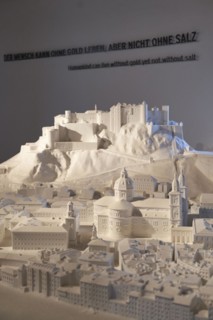 Model of the city of Salzburg