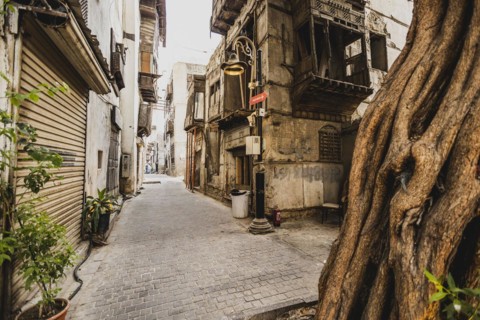 View in the Old City of Jeddah