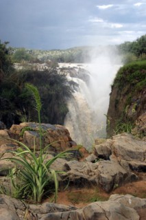 Kunene river and the Epupa falls