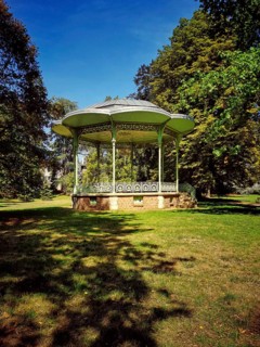 Typical kiosk in Vichy park