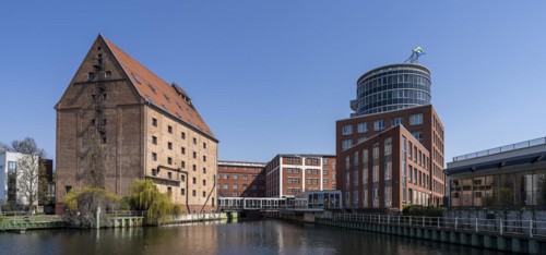 Rehabilitation Clinic at Tegel Harbour Basin in Berlin Reinickendorf