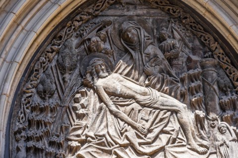 Detail of the facade
