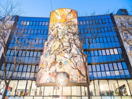 Mosaic by the artist Christian Ludwig Attersee
