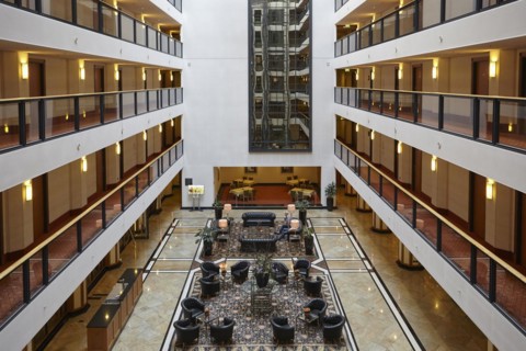 Inner courtyard Maritim Hotel