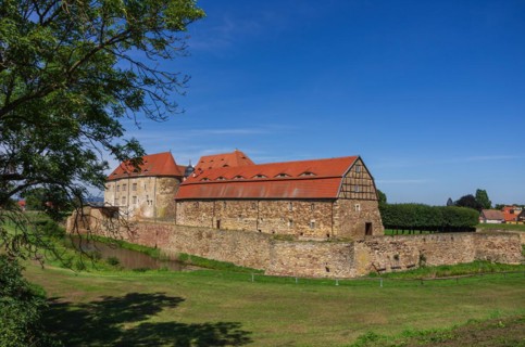 Parts of the building complex of Heldrungen Castle and Fortress