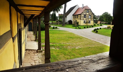 The Adelsdorf Castle on 4.08.2017 in Adelsdorf near Nuremberg