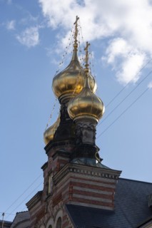 Onion domes of the Alexander Nevski Church