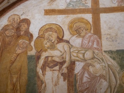 Crypt of frescoes with motifs from the life of Jesus Christ