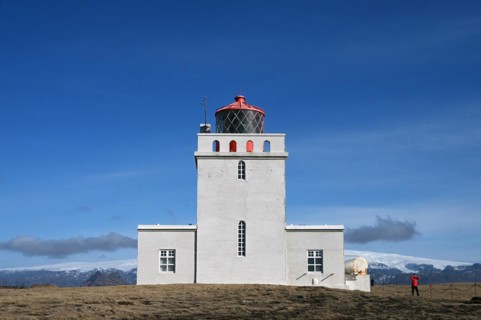 Dyrholaey Lighthouse on the south coast of Iceland