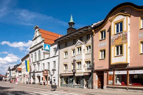 Obermarkt with town hall