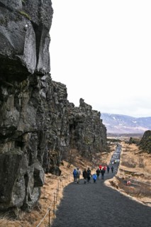 Thingvellir National Park in the south-east of Iceland