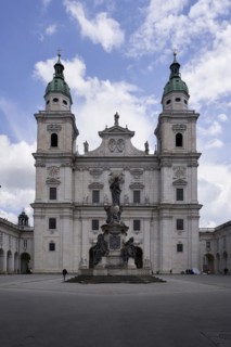 Salzburg Cathedral with Marian Column