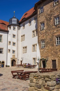 Parts of the building complex of Heldrungen Castle and Fortress