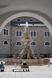 Residenzbrunnen on Residenzplatz