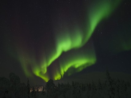 Northern Lights over Pallas-Yllaestunturi National Park