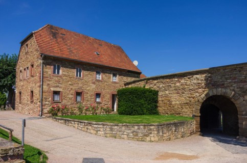 Parts of the building complex of Heldrungen Castle and Fortress