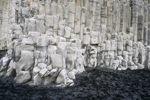 Reynisfjara Black Sand Beach on the South Coast of Iceland