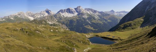View from Kloeling in the Lungau Biosphere Park