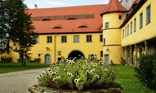 The Adelsdorf Castle on 4.08.2017 in Adelsdorf near Nuremberg