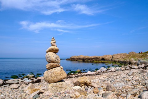 Stone pyramid